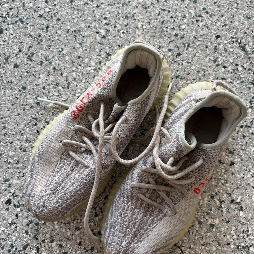 Yeezy Boost 350 v2 blue tint